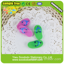 Slippers shaped eraser gift for girl